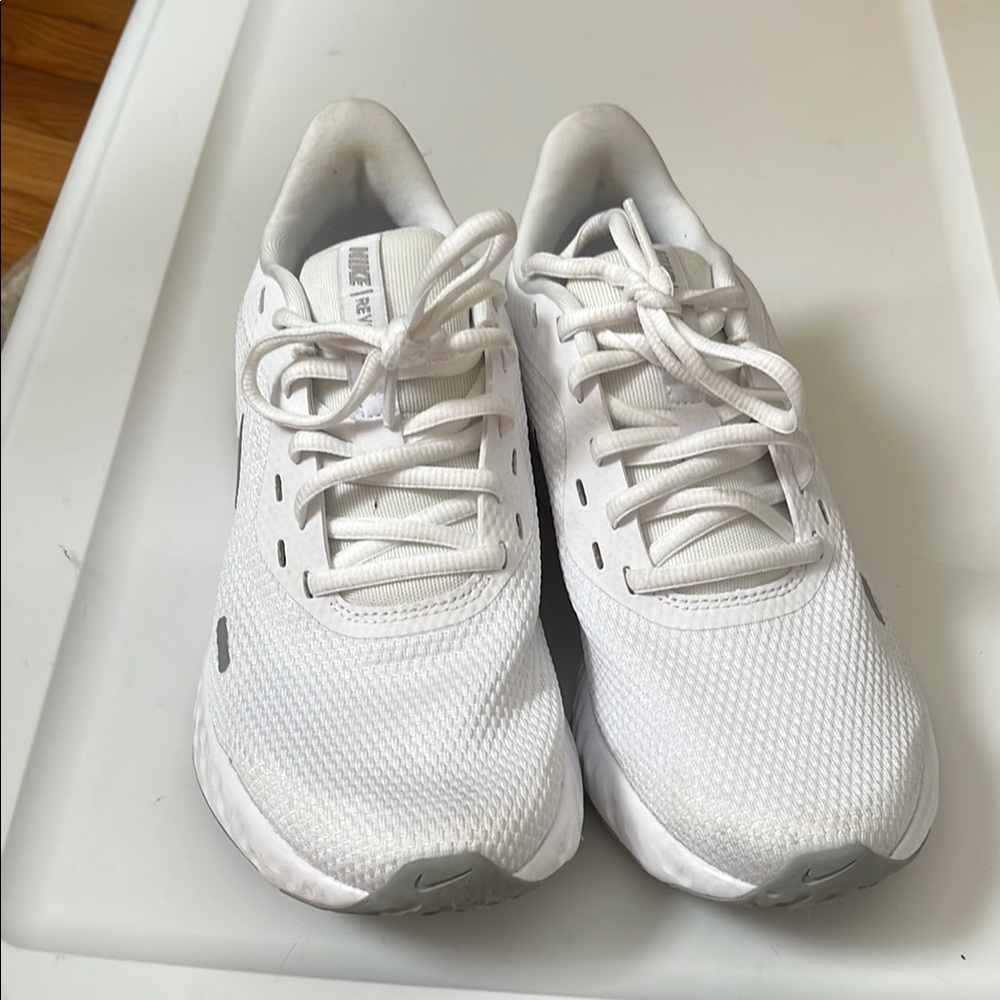 Nike Revolution 5  Women’s White Athletic Sneakers